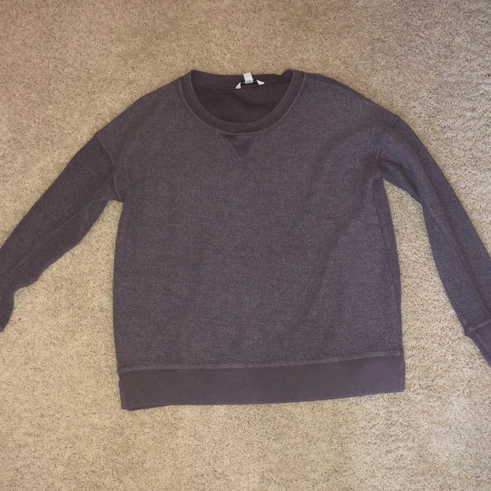 Purple sweatshirt
